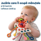 Jucărie Senzorială Montessori - Alină Dentiția și Dezvoltă Motricitatea (Silicon BPA Free)